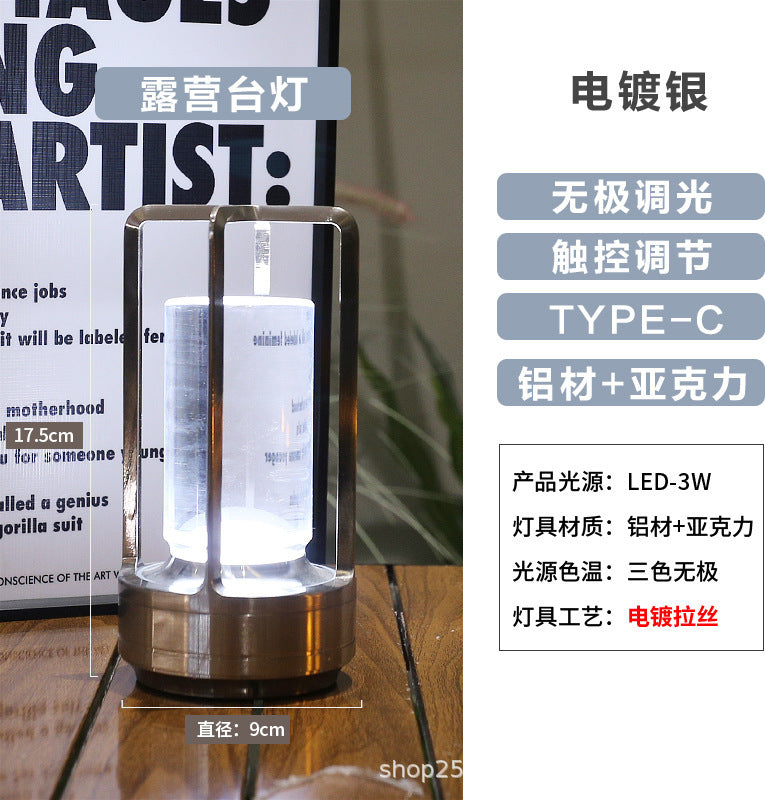 LED Touch Decorative Table Lamp with USB (Bedroom & Dining)