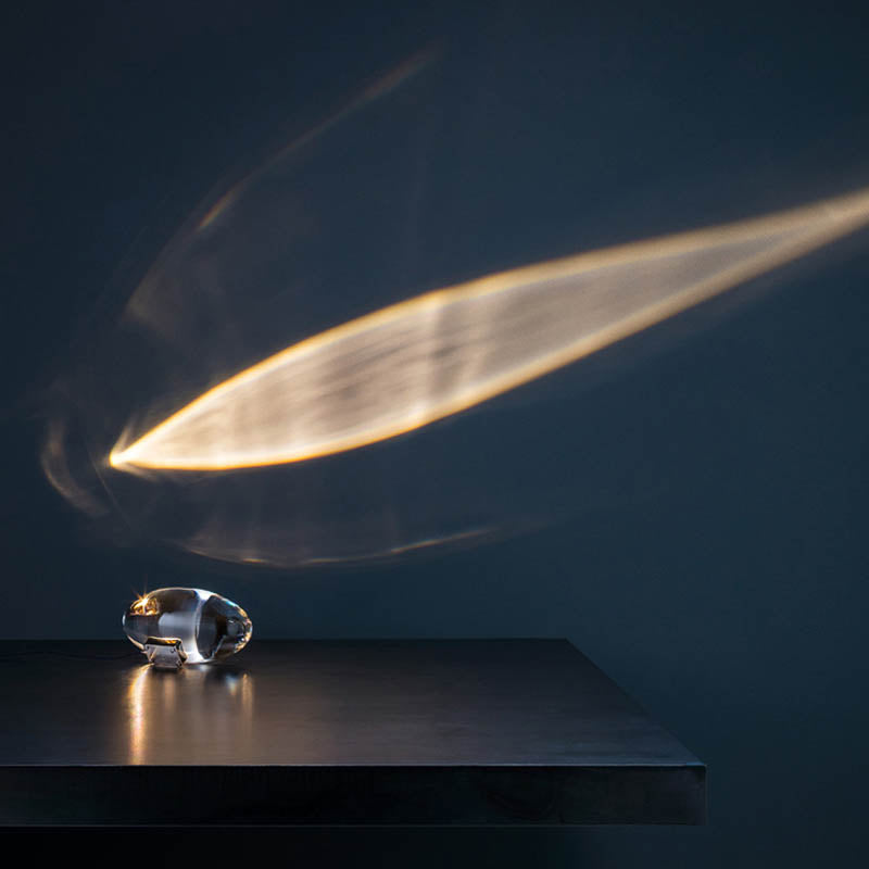 Italian Designer LED Crystal Table Lamp for Bedroom Decor