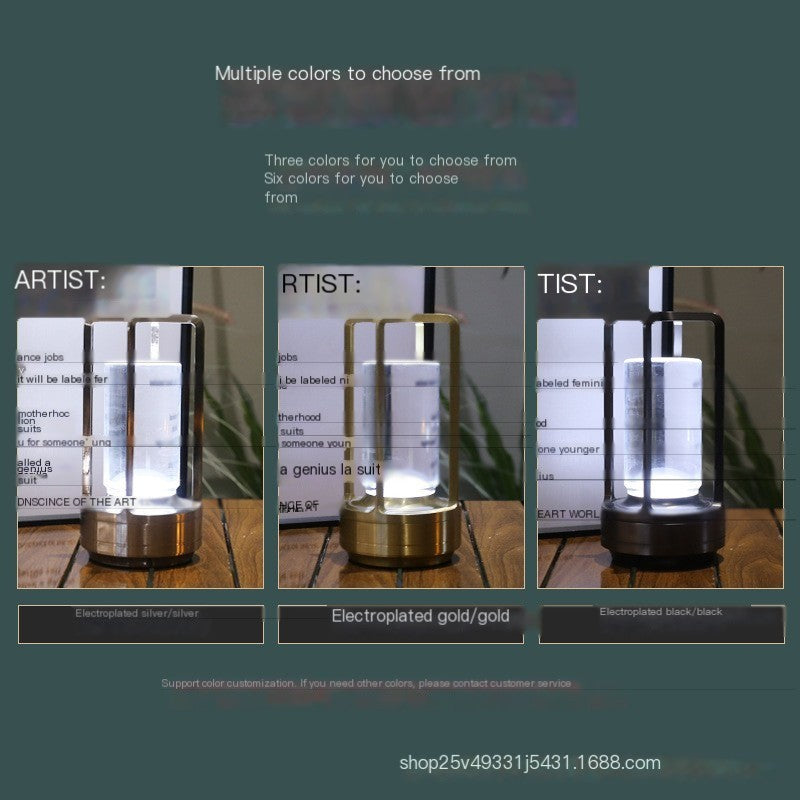 LED Touch Decorative Table Lamp with USB (Bedroom & Dining)