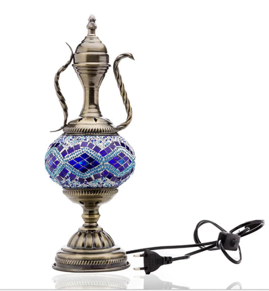 Vintage Glass Table Lamp Night Light for Decoration