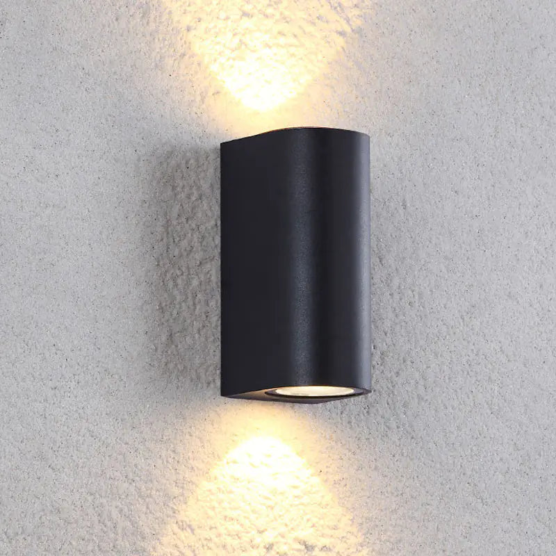 Outdoor Waterproof Double-Head Wall Light Fixture