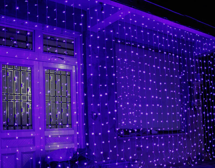 LED Curtain Lights, 3x3m Decorative Lights